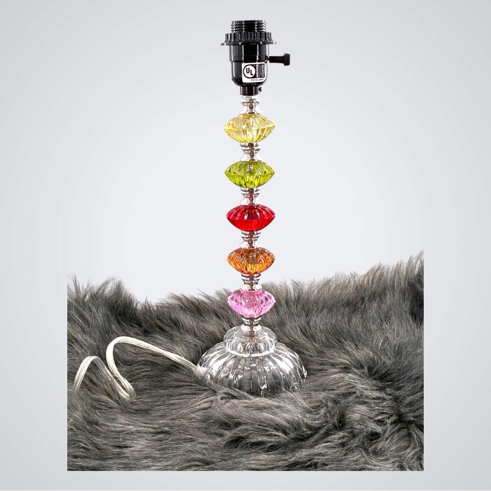 360 Lighting Lamp Stacked Glass